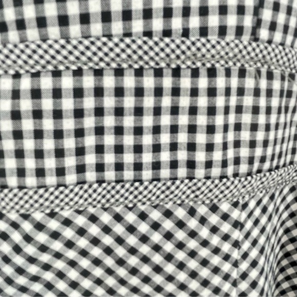 Talbots Petites Gingham Midi Cottagecore PinUp SunDress Adj. Straps Pockets  8P - Picture 13 of 16